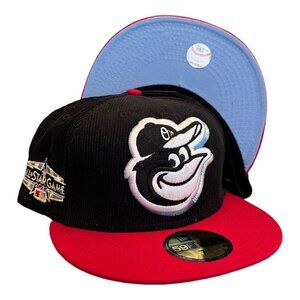 New Era Baltimore Orioles Corduroy 59FIFTY Fitted Hat 2022 All Star Patch